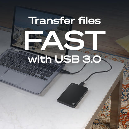SEAGATE Portable 4TB External Hard Drive - USB 3.0 for PC & Console