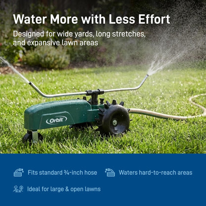 ORBIT Traveling Tractor Water Sprinkler System