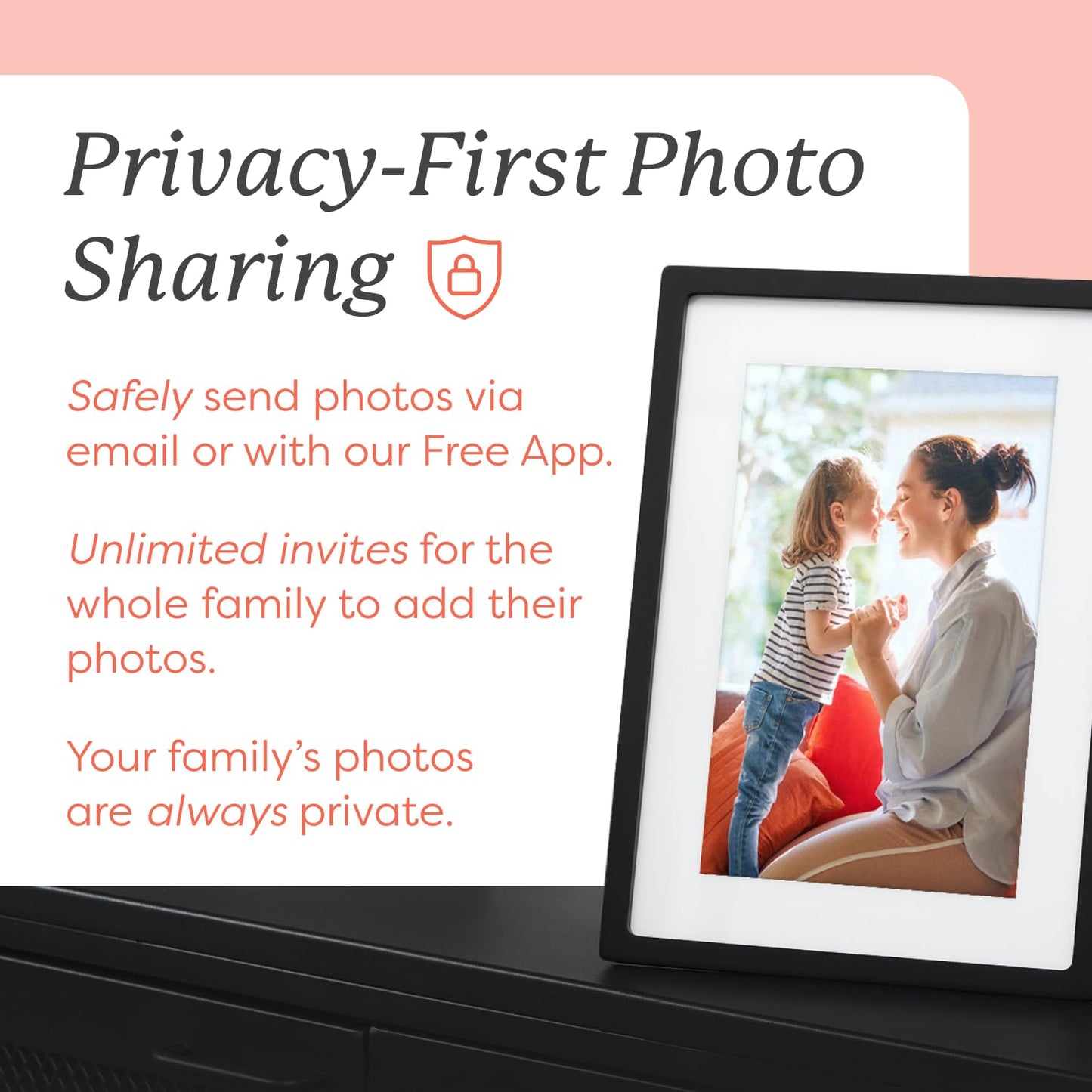 SKYLIGHT WiFi Digital Picture Frame - 10 Inch Touch Screen