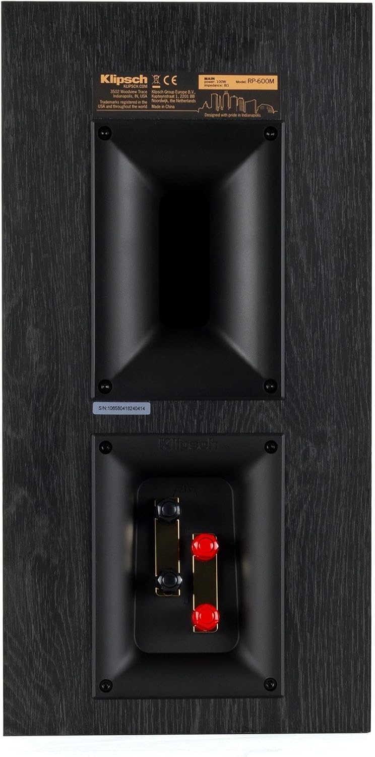 Klipsch RP-600M Reference Premiere Bookshelf Speakers - Pair (Ebony)