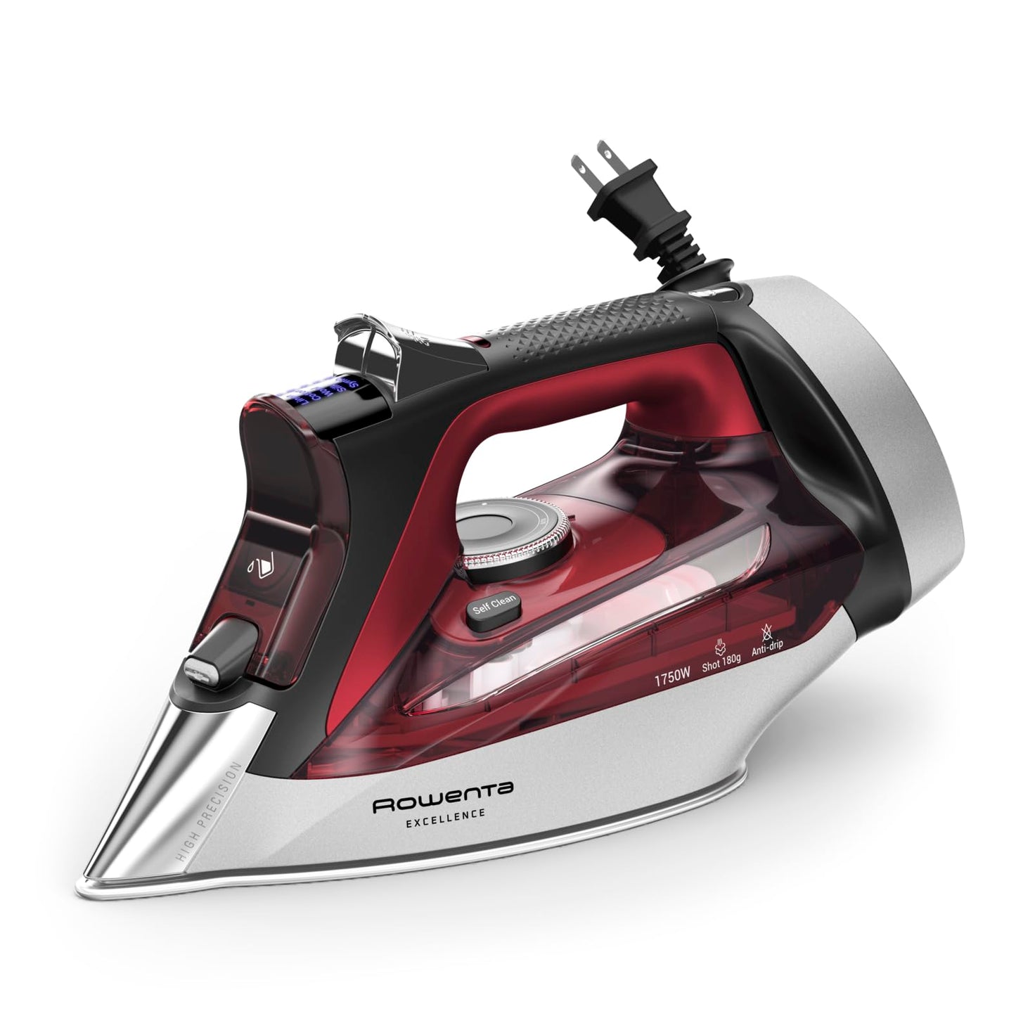 ROWENTA Focus Excellence Stainless Steel Soleplate Steam Iron