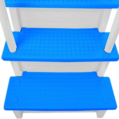 Select Anti-Slip in-Pool Steps | Gray | for Above Ground Swimming Pools | Can Mount to Decks 48" to 54" H | Safety Stairs Capacity Up to 300 lbs