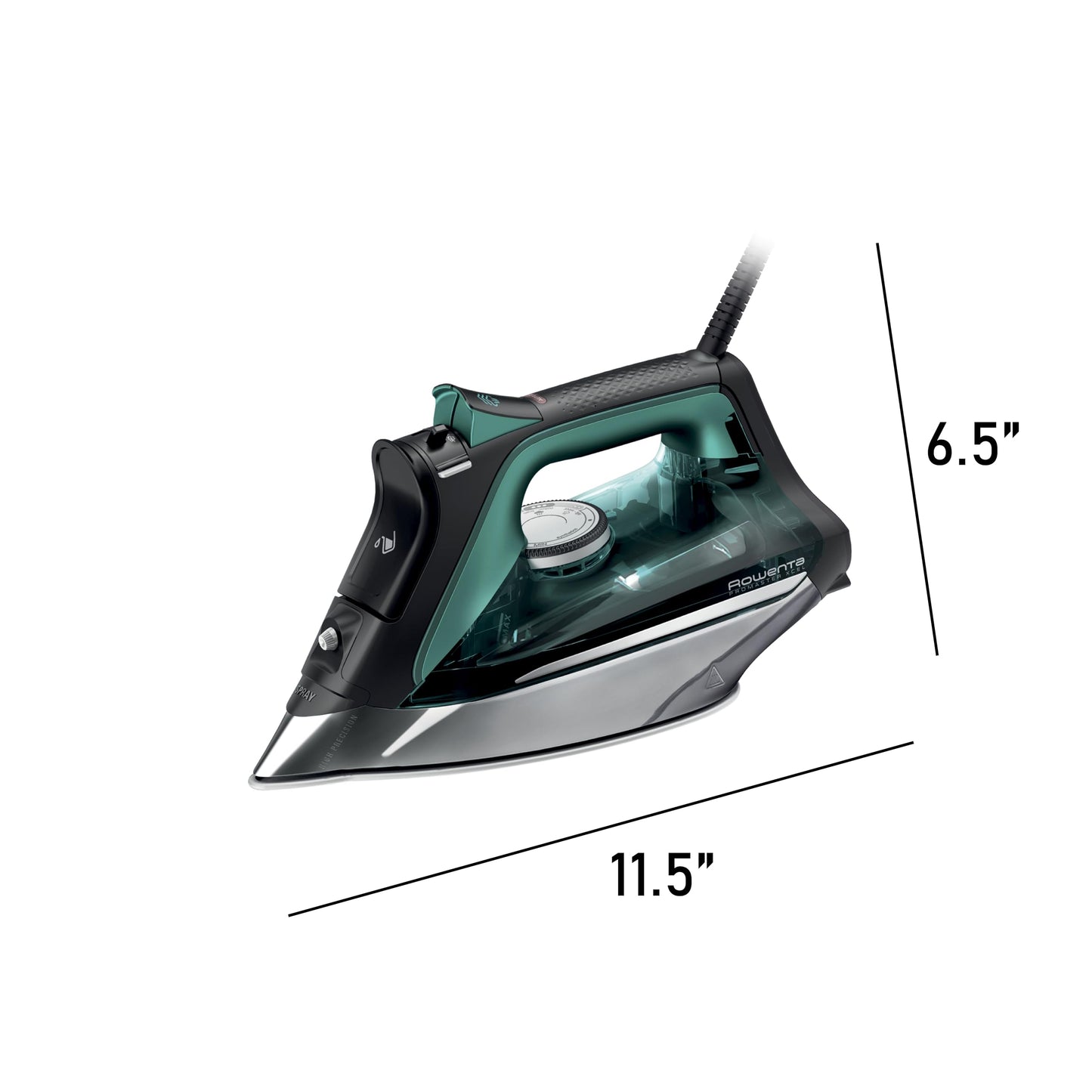 ROWENTA Pro Master Steam Iron with Stainless Steel Soleplate