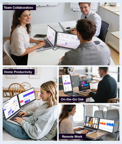 ORFIBZ Laptop Screen Extender 14" FHD 1080P Dual Monitor