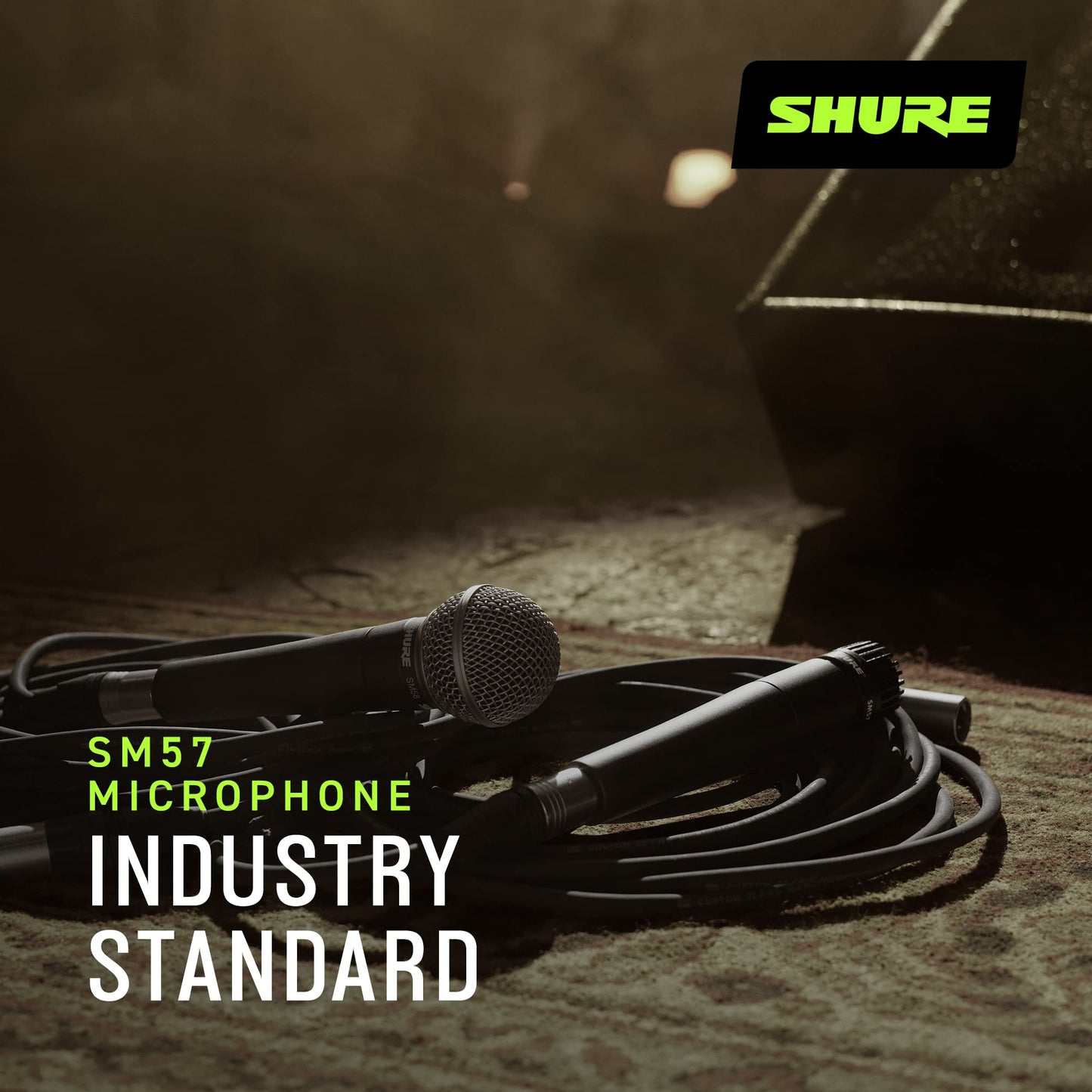 SHURE SM57 Dynamic Microphone - Wired Cardioid XLR Mic