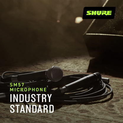 SHURE SM57 Dynamic Microphone - Wired Cardioid XLR Mic