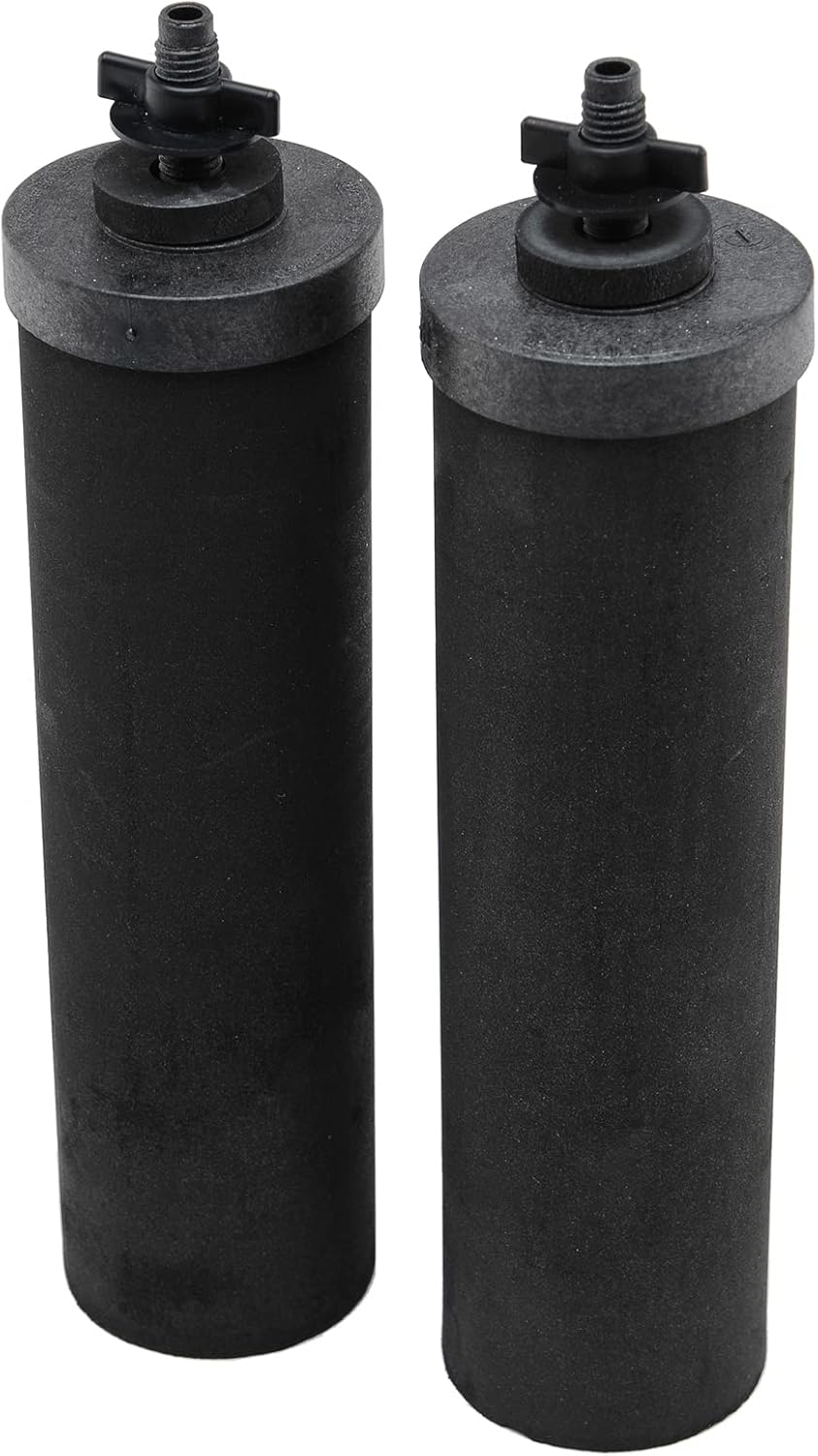 Big Berkey Gravity-Fed Stainless Steel Countertop Water Filter System 2.25 Gallon with 2 Authentic Black Berkey Elements BB9-2 Filters